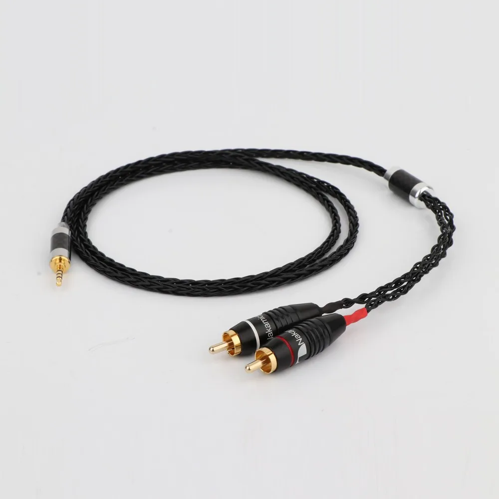 

HiFi Cable with 2.5mm TRRS Balanced Male to 2 RCA Male for Astell&Kern AK100II, AK120II, AK240, AK380, AK320, DP-X1A, FIIO X5III