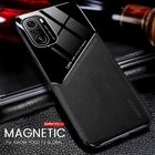 Магнитный автомобильный держатель Texure Pixleglass, чехол для телефона для Pocophone Poco F3 F 3 PocoF3, мягкий силиконовый бампер, противоударный чехол