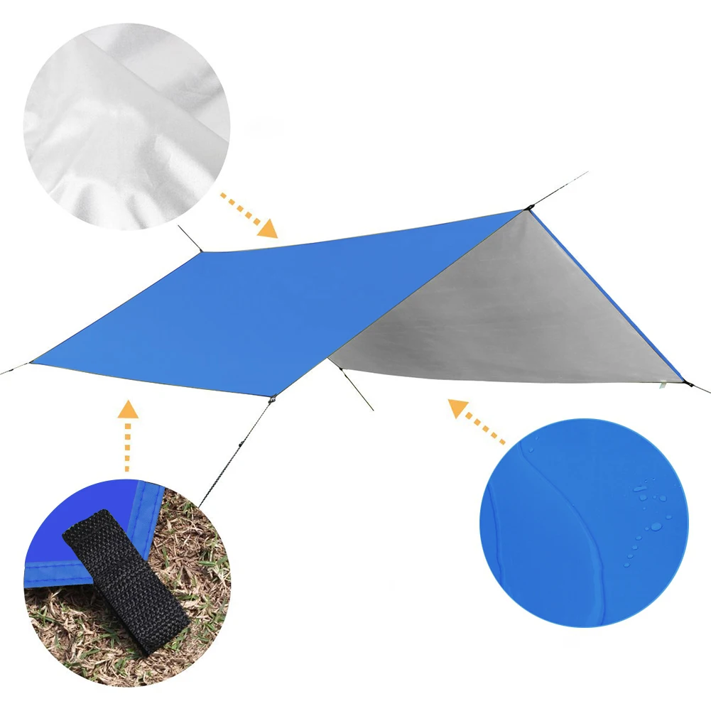 Уличный навес водонепроницаемый брезентовый тент ультралегкий садовый шатер от
