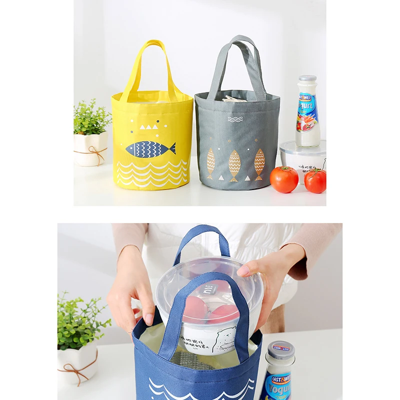 

Thermal Tote Lunch Bag Insulation Cold Bales Oxford Waterproof