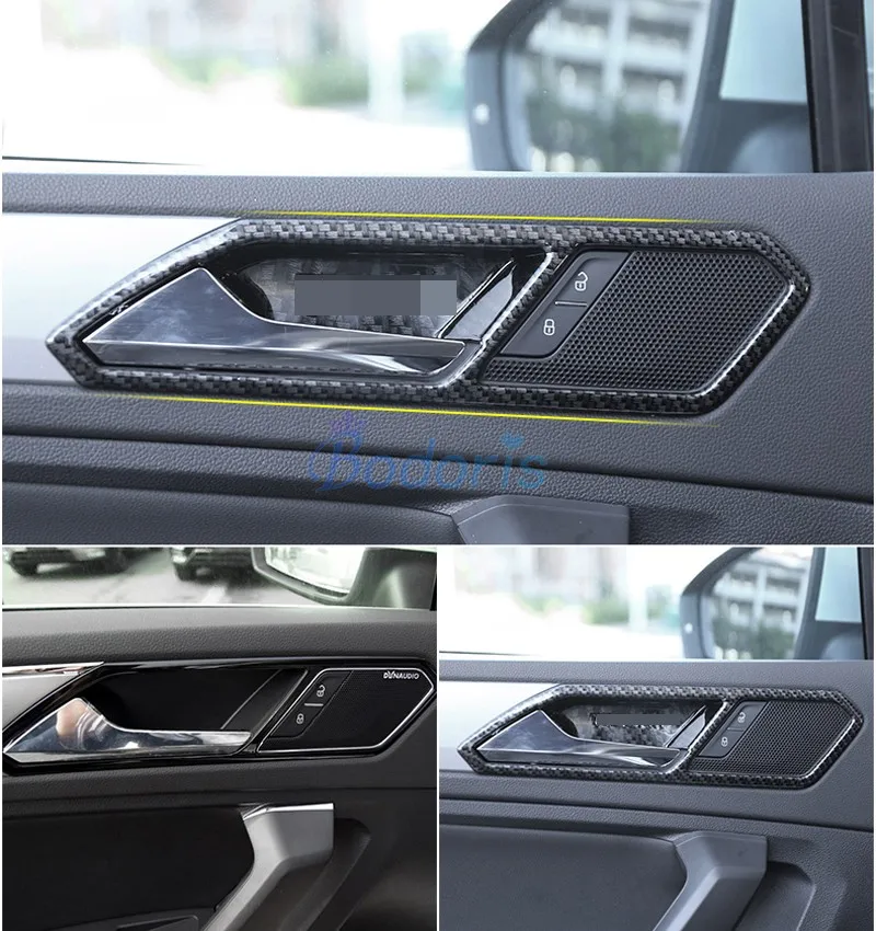 Для Volkswagen VW Tiguan L 2017 2018 внутренняя ручка двери накладка Защитная панель