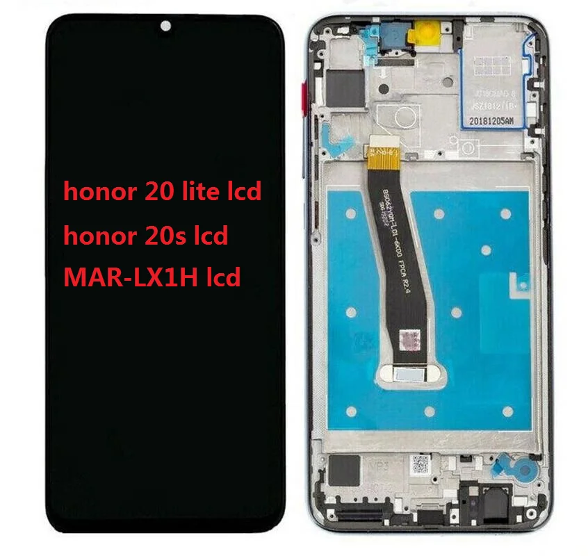 Pantalla LCD Original para Huawei honor 20 lite, montaje de digitalizador con pantalla t&aacute;ctil, adecuado para honor 20s MAR-LX1H-0