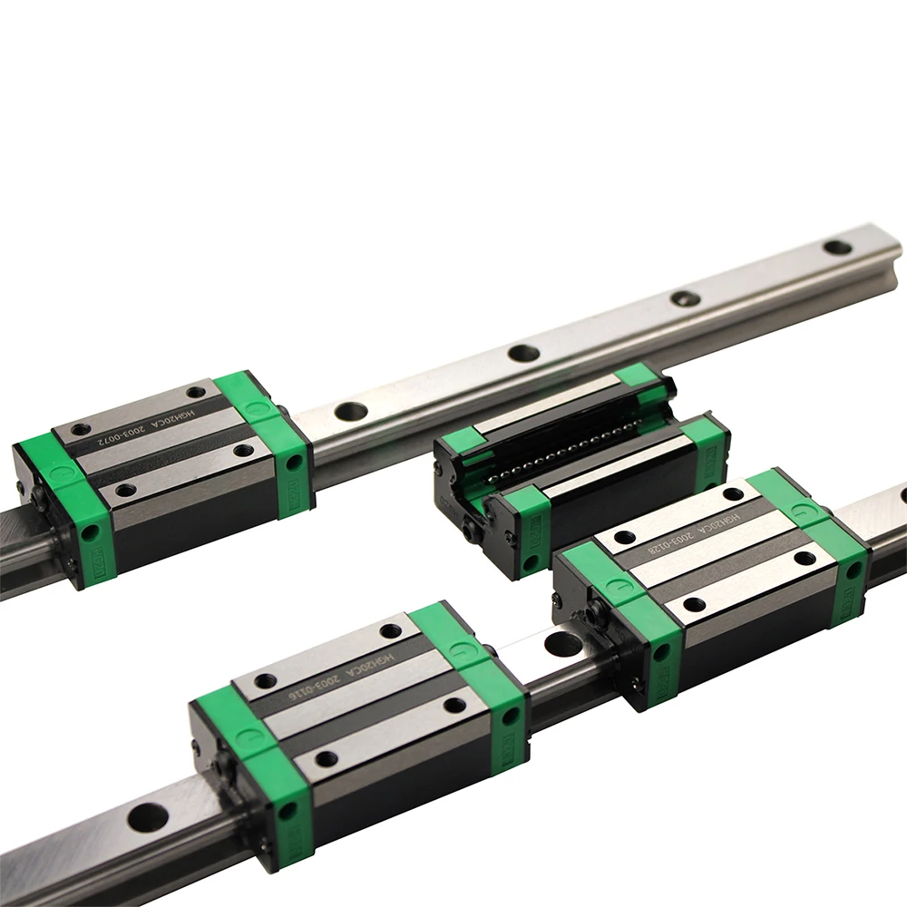 HGR20 HGR15 Square Linear Guide Rail 2pc+4pcs HGH20CA/HGW20CC HGH15CA Flang Slide Block Carriages For CNC Router Engraving | Обустройство