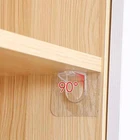 Клейкие прищепки для полки, 10 шт., пластиковая подставка для шкафа, шкафа, полки, настенная вешалка, аксессуары для кухни, ванной комнаты