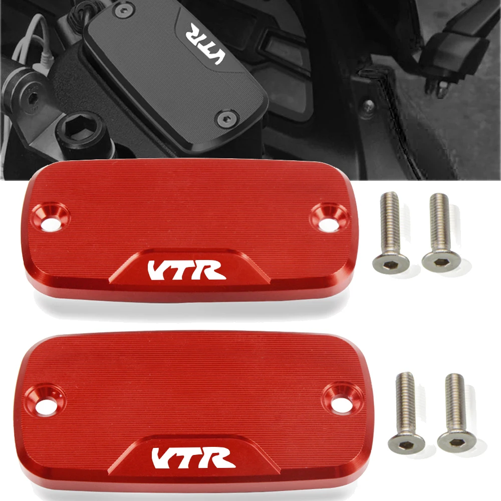 For Honda VTR1000F / FIRESTORM VTR 1000 F 1998-2005 1999 2000 2001 2002 2003 2004 Motorcycle cnc Front Fluid Reservoir Cover Cap |