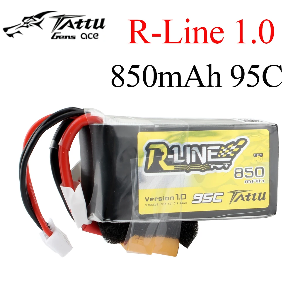 tattu r line 10 lipo 850mah 111 v 148 v 95c 3s 4s1p lipo аккумулятор с шт