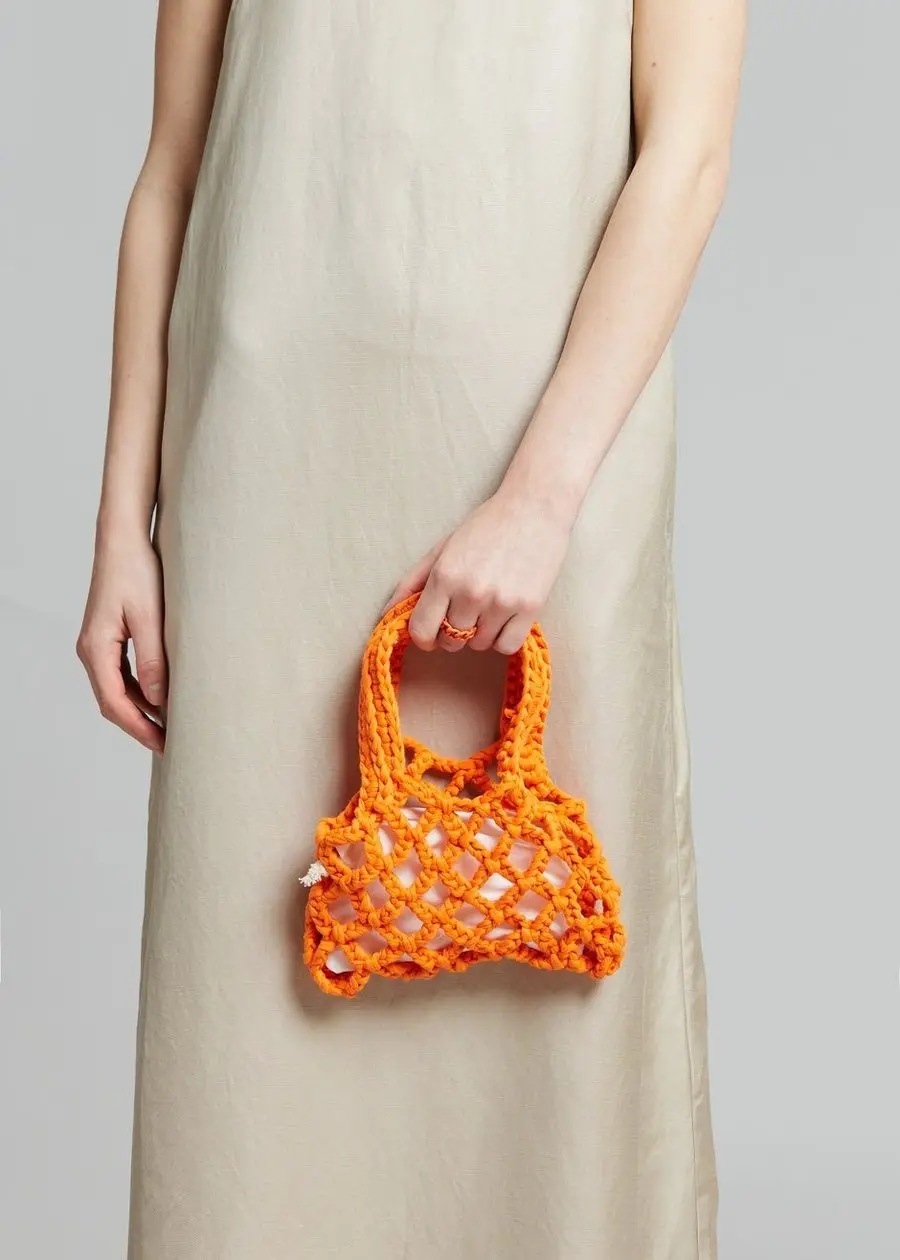 Женская плетеная Сумка-тоут цвет зеленый/желтый/фиолетовый |