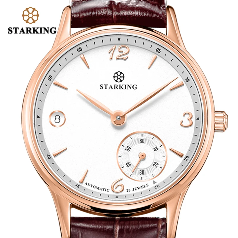 STARKING женские часы с сапфировым кристаллом автоматические автоподзаводом из