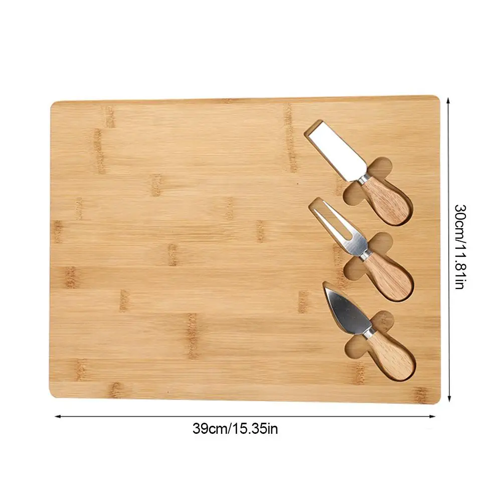 Набор доски для сыра прочная доска с 3 ножами резки набор посуда колбасы