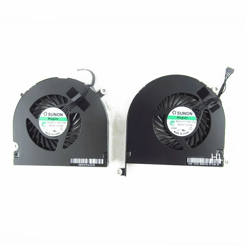 

Вентилятор для процессора Macbook Pro 17 дюймов A1297 2009 2010 2011 661 левый + правый Вентилятор охлаждения 5043-661 5044-MC226 MB604 MC725 MD311xx/A