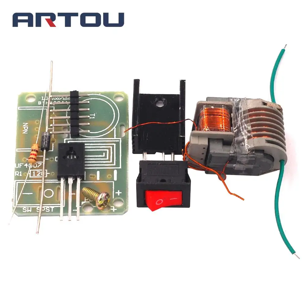 Высоковольтный генератор дугового зажигания постоянного тока 15 кВ инвертор с
