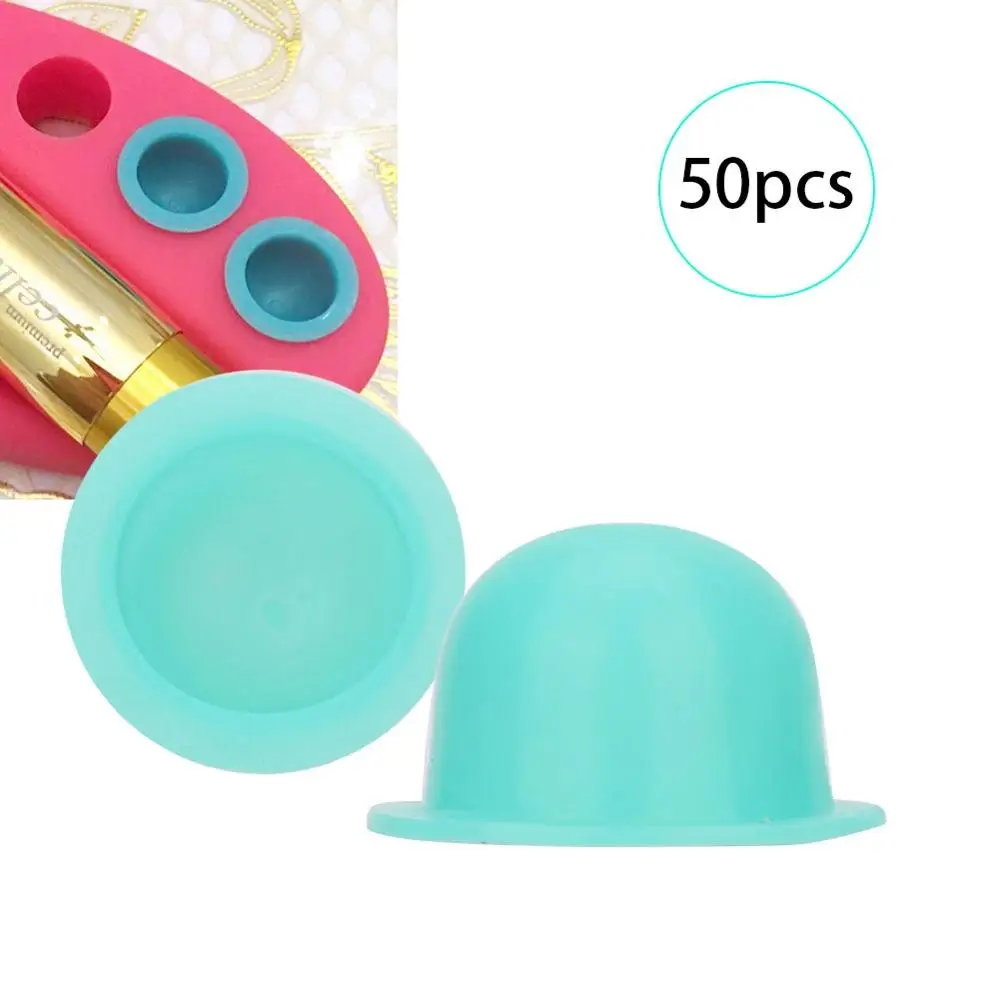 50 шт. одноразовый U образный Цветной силиконовый контейнер для хранения чернил