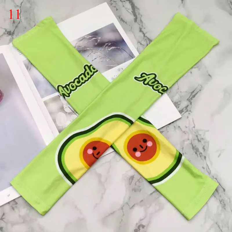 

Ice silk cuff avocado Sleeves cool UV protection outdoor arm guards sun protection sleeves Ice sleeves summer ice silk sleeves