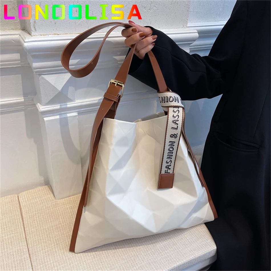 

Fashion Ribbons Ladies Handbag Luxury Brand Design Shoulder Crossbody Bag Female Messenger Casual Tote Big Capacity Shopper Sac
