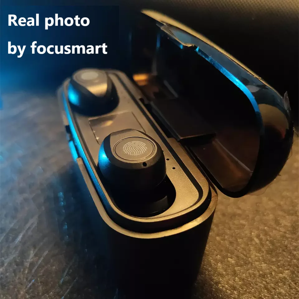 2020 Bluetooth наушники TWS 5 0 Беспроводные с зарядным устройством Спортивная гарнитура