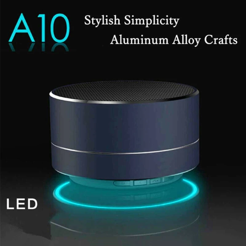 Беспроводной мини Bluetooth портативный динамик металлический беспроводной Колонка