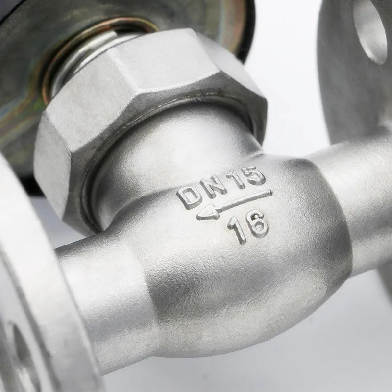 Flange Electric Solenoid Valve Stainless Steel DN15/20/25/32/40/50/65 Normally Closed Pneumatic for Water Oil Air 12V 24V 220V |