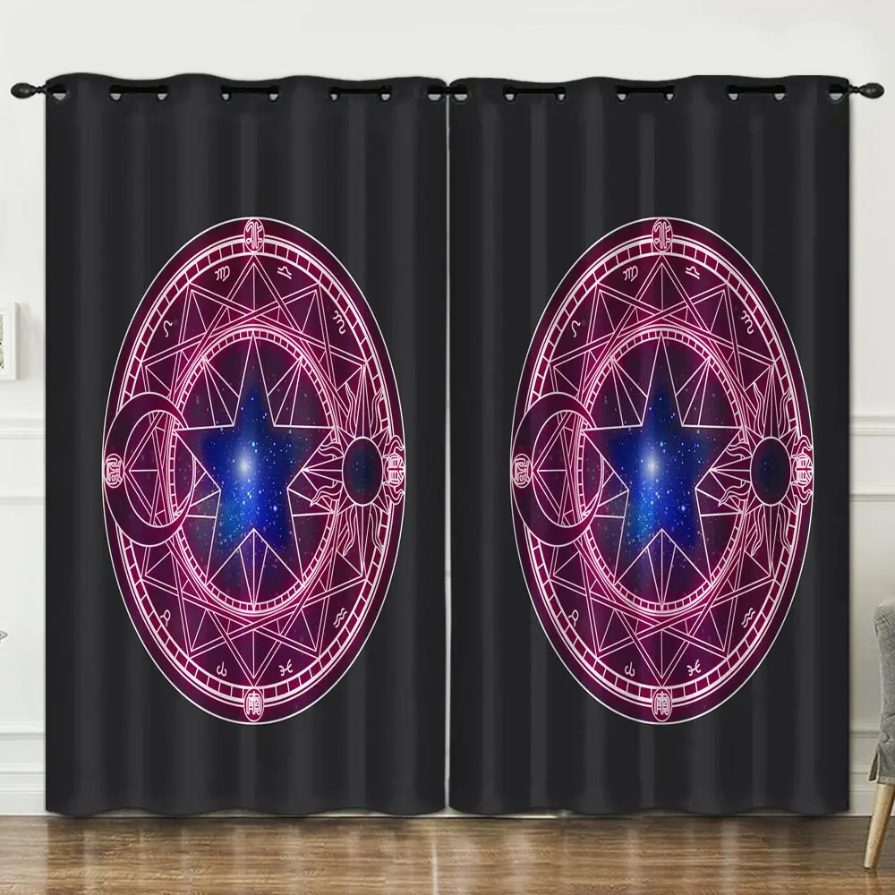 Созвездие и астролябические украшения для спальни гостиной занавески