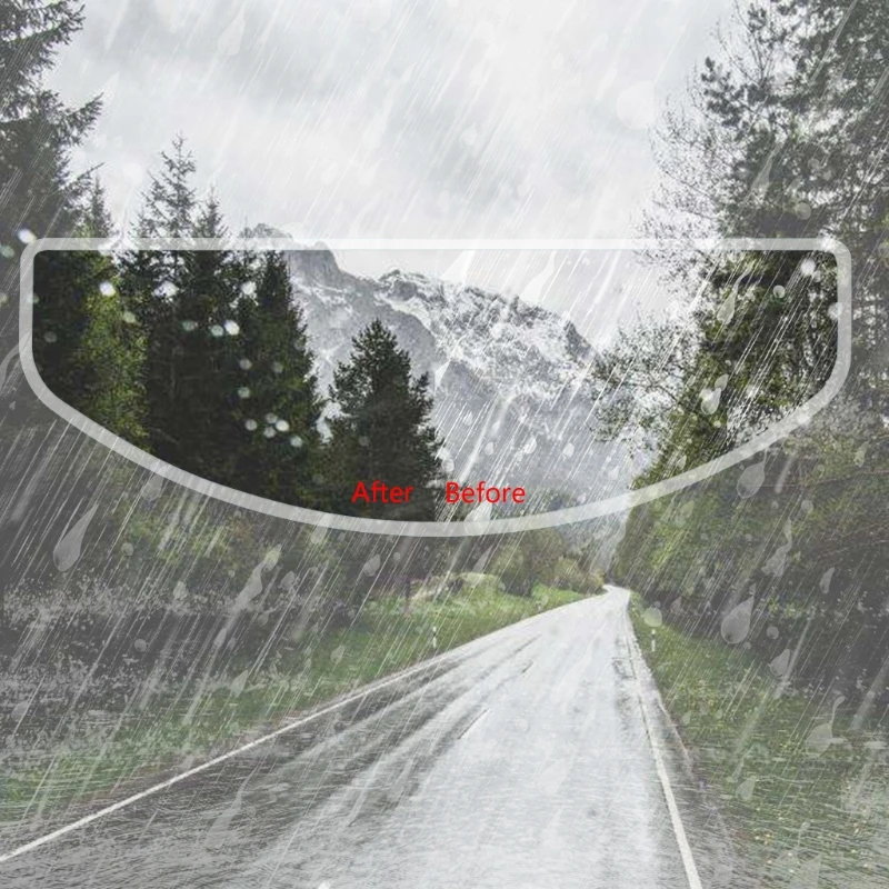 Водонепроницаемая противотуманная пленка для мотоциклетного шлема прозрачный