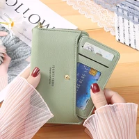 fashion cute long leather clutch bag for women casual zipper wristlet wallet ladies coin purse passport credit money card holder