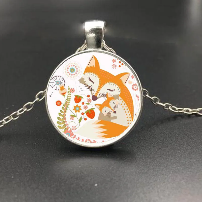 Осень 2020 лиса кулон воротник эффектное женское металлическое ожерелье платье