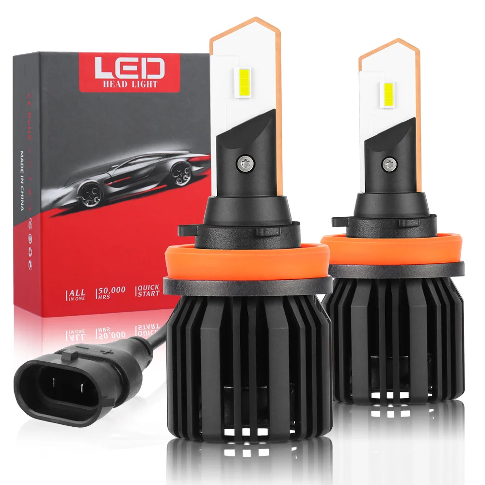 

ASLENT S9 50W 1mm Led Headlight H7 H4 H11 HB3 HB4 9005 9006 9012 H8 Canbus Led Bulbs 6000K 16000LM 12V Turbo Led Lamp Car Light