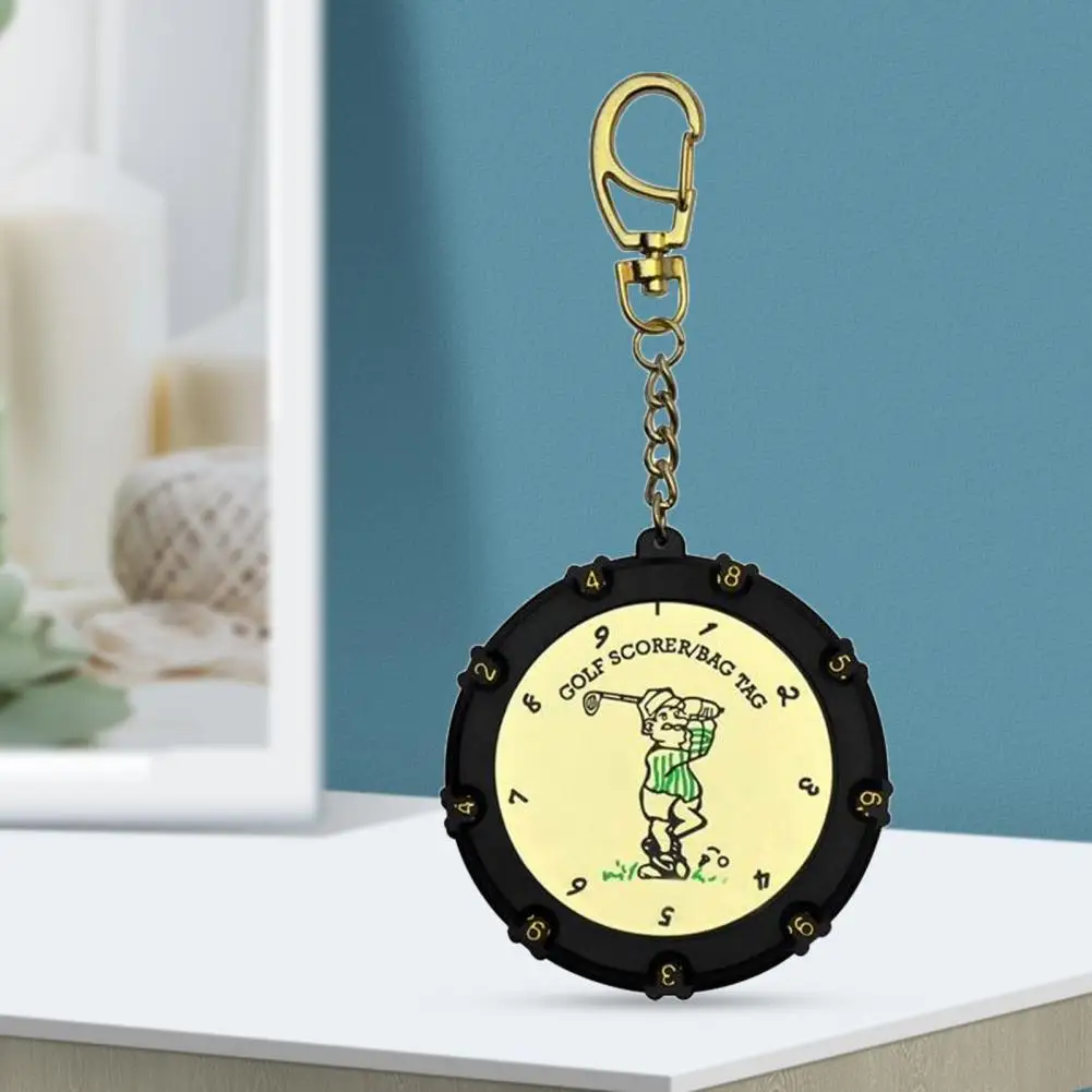 

Golf Scoreboard Simple Operation Golf Score Indicator 18 Hole Golf Scoreboard with Key Ring
