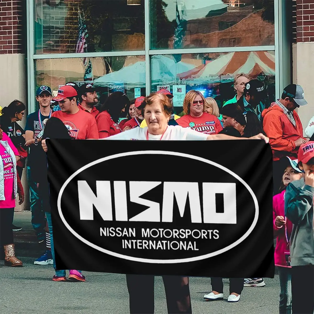 Логотип Nissan Nismo черный цвет размер S M L Xl 3Xl в стиле ретро однотонные женские топы