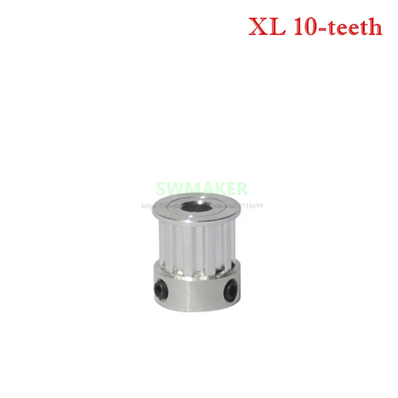 

1pcs XL aluminium alloy belt pulley, synchronous pulley, K-type 10 teeth, Width 10mm