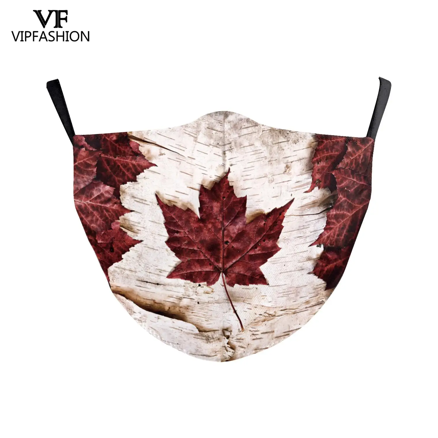 Маски для взрослых многоразовые дышащие моющиеся маски с принтом флага Канады