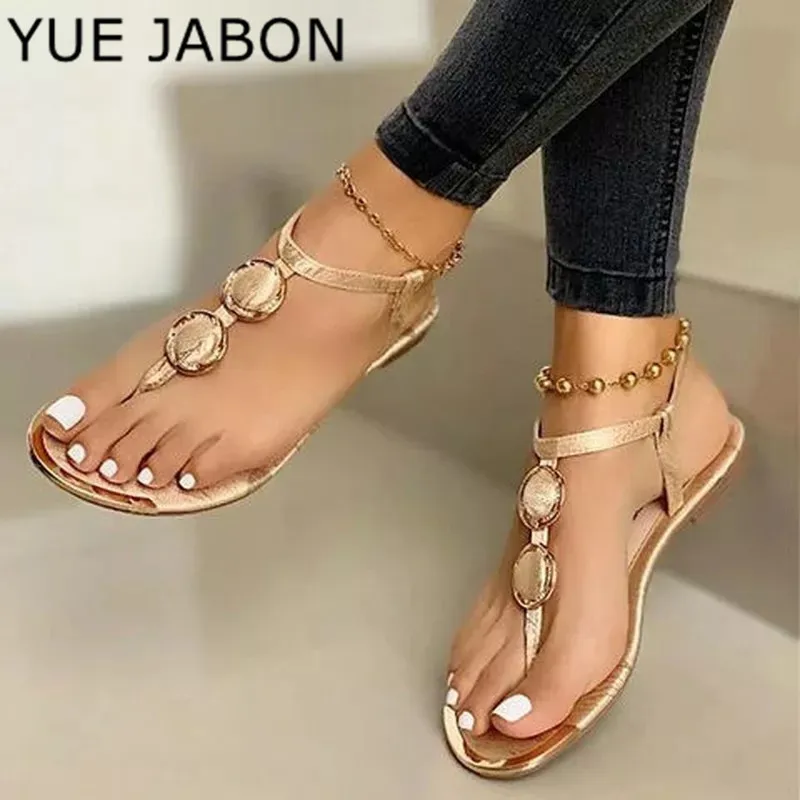 Шлепанцы женские на плоской подошве повседневные сандалии пляжная обувь цвет