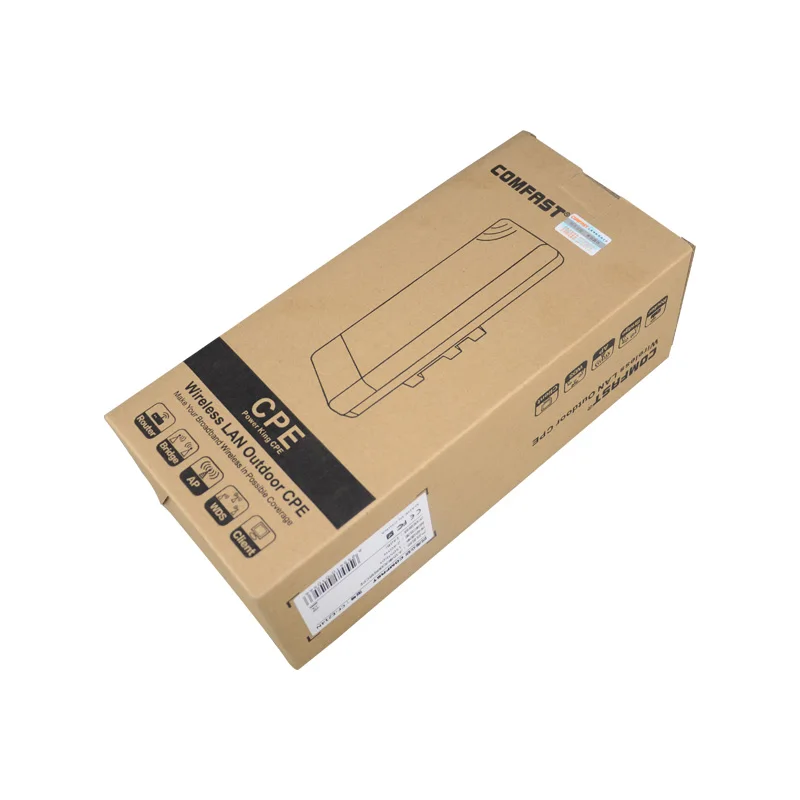 COMFAST 2 4G Wifi мост 3 км CPE48V POE Wi-Fi маршрутизатор 150 Мбит/с Открытый CPE встроенный