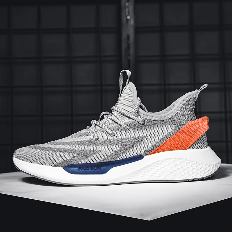 Мужские кроссовки Модная спортивная обувь Черные для бега Уличная Мужская