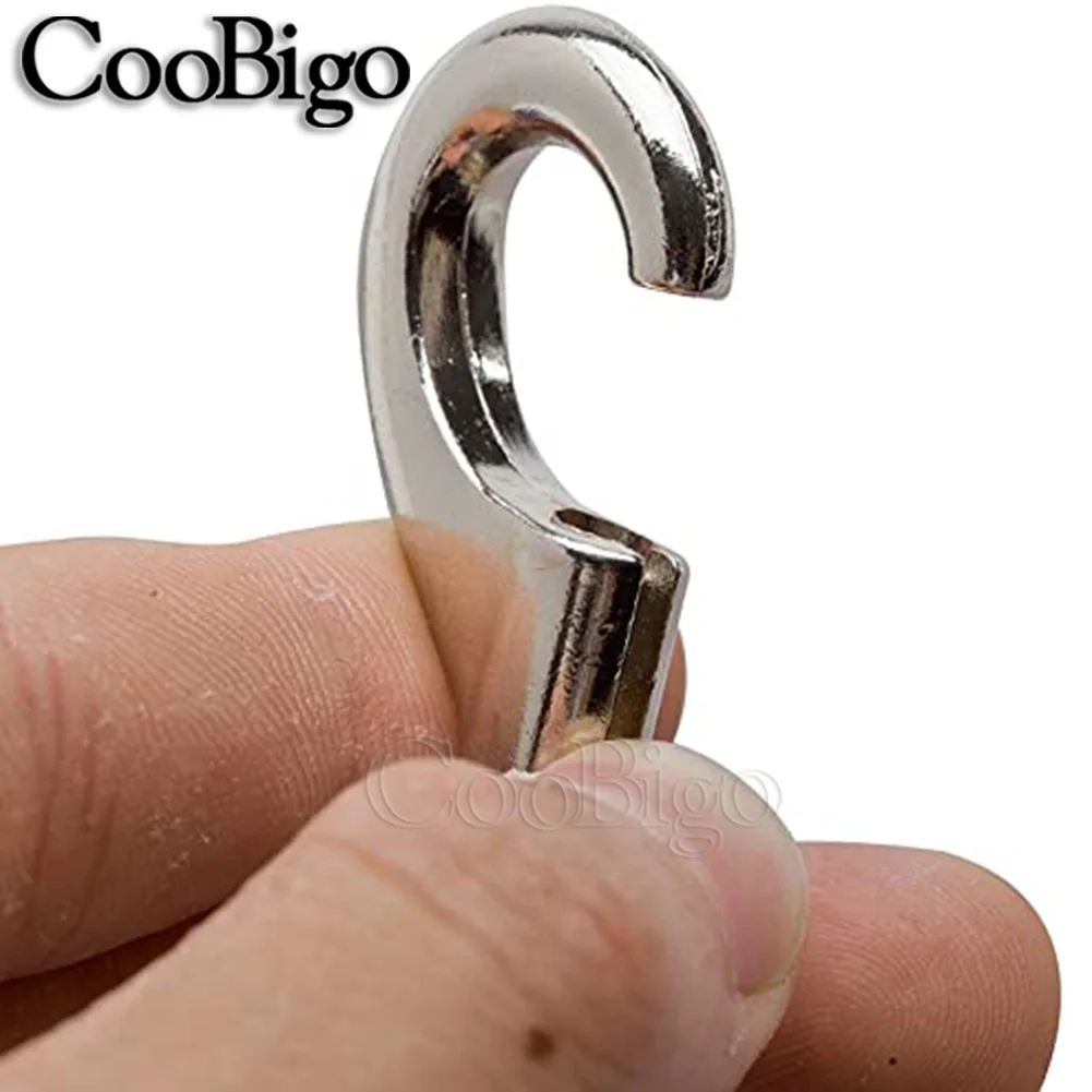 5 шт. металлические кнопки омара застежка крючок серебро Поворотный Trigger зажим
