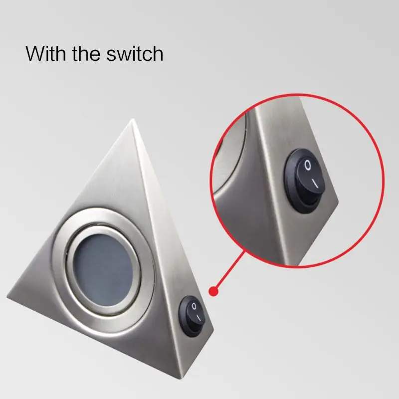 Светодиодсветильник лампа R9UD треугольная для кухонного шкафа