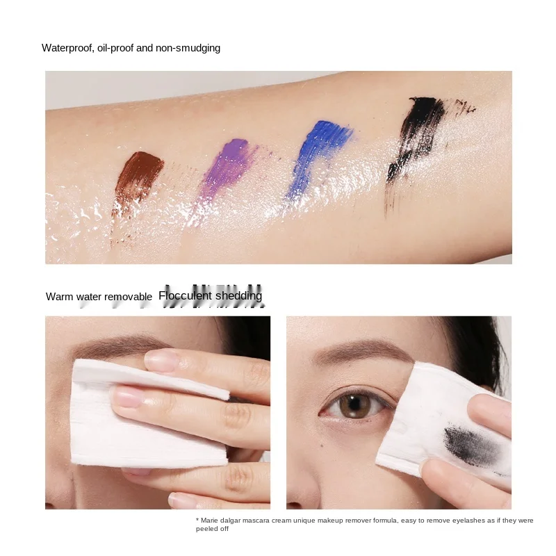 

zq Plain Mascara Long-Lasting Curling Female Smooth Pointed Clean Nude Eyelashes