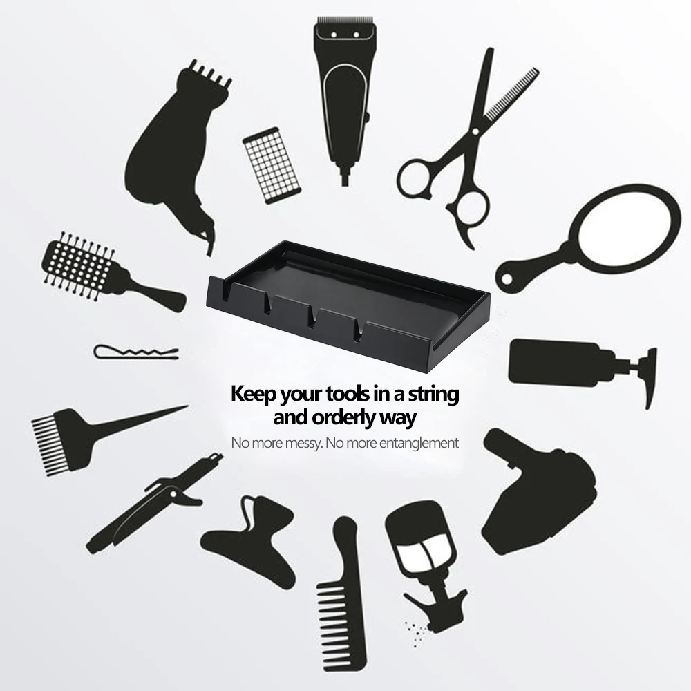 Новинка держатель органайзер для машинки стрижки волос 4 отделения|Аксессуары