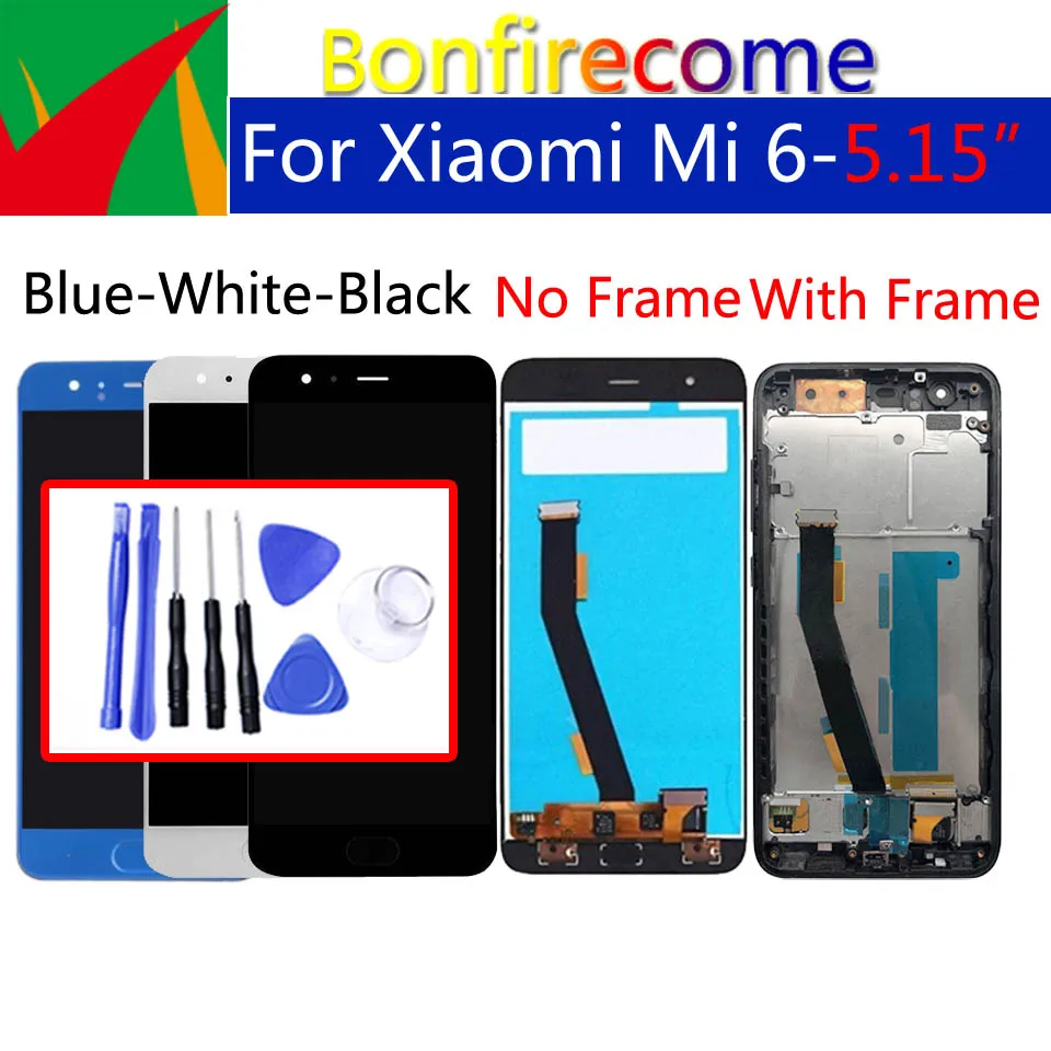 Оригинальный дисплей 5 15 дюйма для Xiaomi Mi6 Mi 6 ЖК с дигитайзером сенсорного экрана и