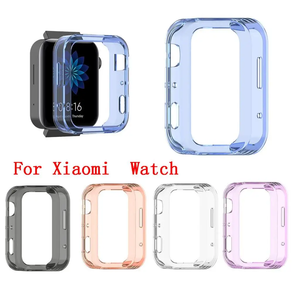 Мягкий ультратонкий прозрачный защитный чехол для Xiaomi mi Watch Band аксессуары смарт
