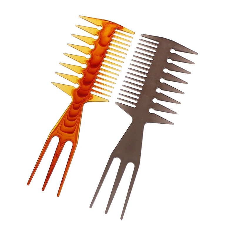 Горячая новинка щетка для волос с широкими зубьями расческа-вилка мужчин борода