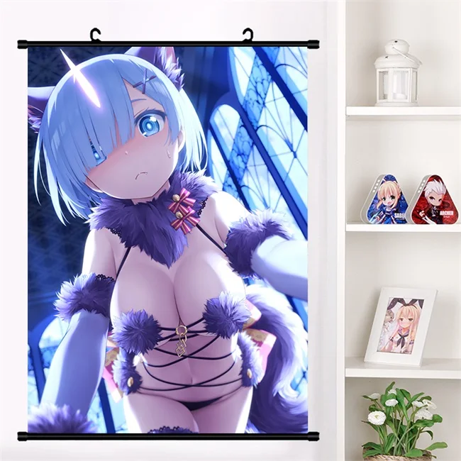X Аниме Re: zero kara hajimeru isekai seikatsu Beatrice Emilia настенный плакат коллекция домашнего декора - Цвет: X