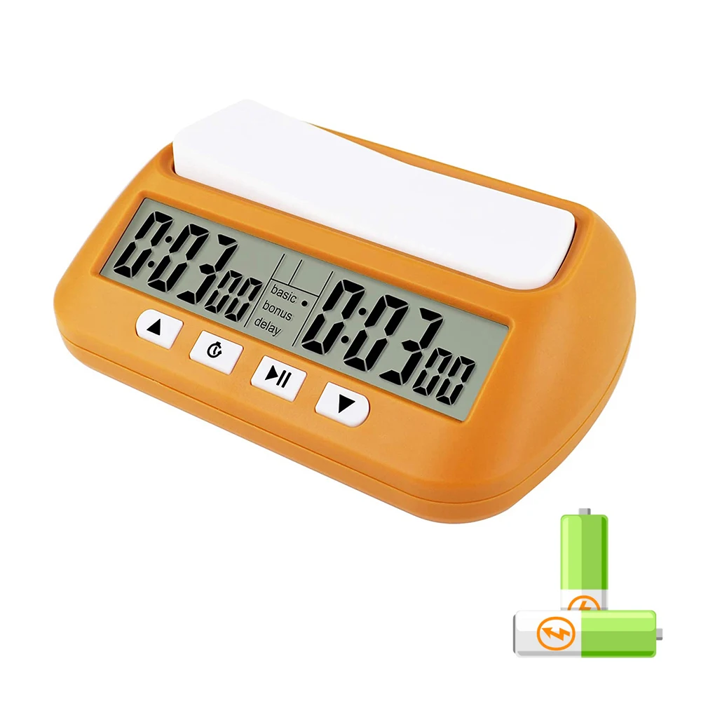 

3-in-1 Professional Chess Clock Multipurpose Portable Digital Chess Board Games Timer Table Game Tool 2021