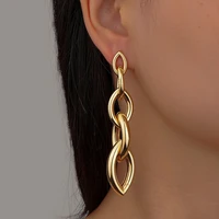 geometric stud earring hollow personality earring for women girl trendy punk style pendant stud earrings vintage jewelry gifts