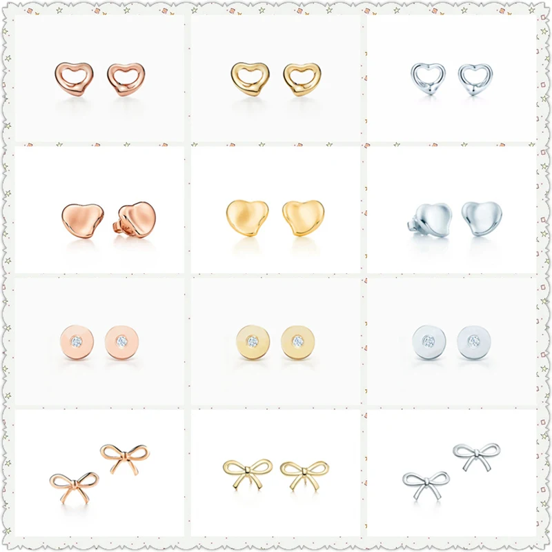 Оригинальные 100% Стерлинговое Серебро S925 пробы с открытым сердцем в форме сердца