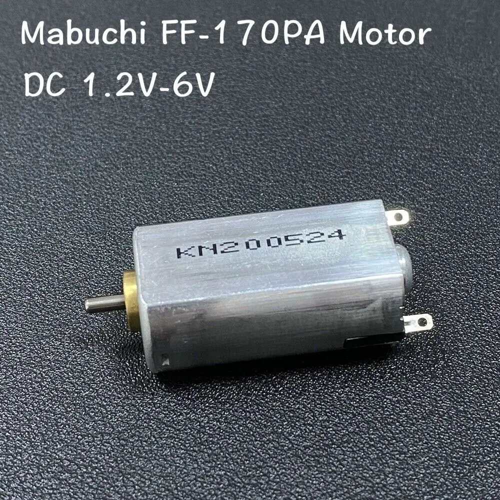 Mabuchi FF-170PA двигатель постоянного тока 1,2 V 2,4 V 3В 3,6 V Высокая Скорость 2 мм вал 170 двигатель для электробритва KN200524