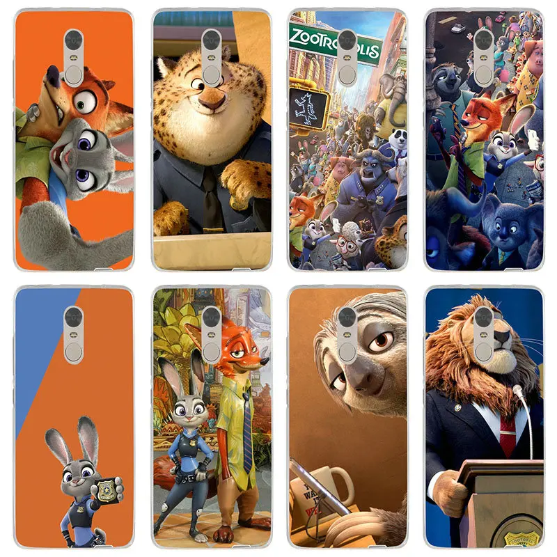 Прекрасный кролик Джуди Лис Ник силиконовый чехол для телефона из мягкого ТПУ с