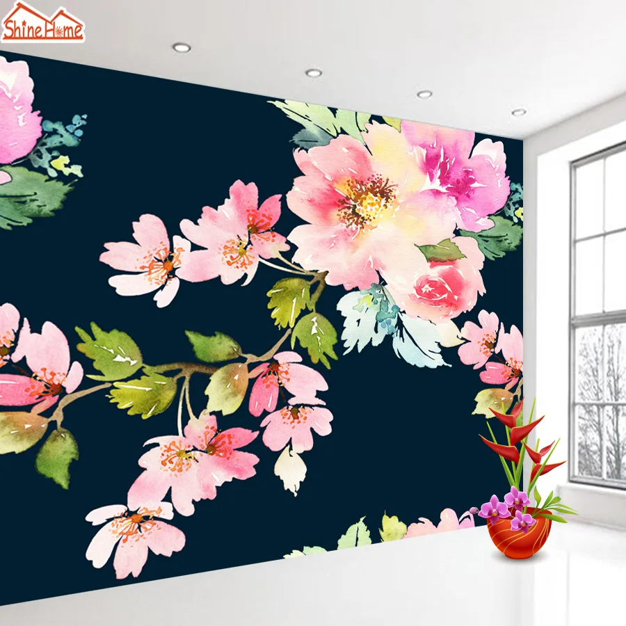 

Nature Floral Blossom 3d Photo Wallpaper Wallpapers for Living Room Wall Paper Papers Home Decor Mural Removable Murals Rolls