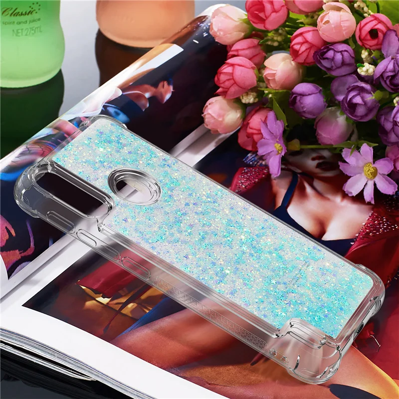 

Glitter Liquid Quicksand Case For Motorola Moto Edge S E7 Power G30 Cases Soft TPU Silicone Water Back Cover Fundas Capa Coque