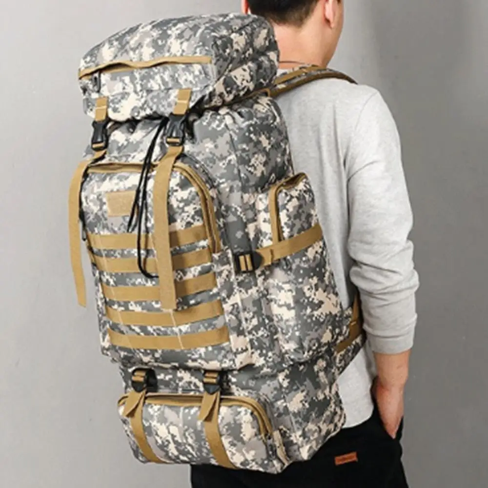 

Backpack Practical Durable 80L Oxford Cloth Picnic High Capacity Rucksack Knapsack Field Survival Military Accessorie Outdoors