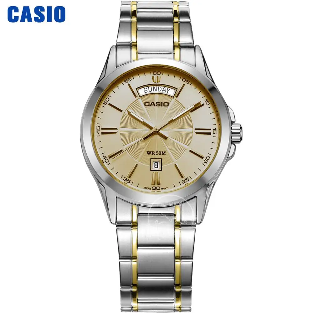 MTP1381G9A Casio часы Простые часы мужские топ-бренд роскошные повседневные платья кварцевые часы Водонепроницаемые Светящиеся мужские часы Спортивные военные часы relogio masculino reloj hombre erkek kol saati montre homme 1381 - Цвет: MTP1381G9A